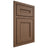 Shiloh Cabinetry Beaded Inset Landes White Oak Rift Cut Autumn Door