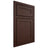 Shiloh Cabinetry Beaded Inset Malibu Alder Plain Cut Umber Door
