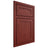 Shiloh Cabinetry Beaded Inset Malibu Cherry Plain Cut Red Door