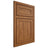 Shiloh Cabinetry Beaded Inset Malibu Hickory Plain Cut Chestnut Door