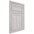 Shiloh Cabinetry Beaded Inset Malibu Hickory Plain Cut Cotton Door