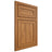 Shiloh Cabinetry Beaded Inset Malibu Hickory Plain Cut Medium Door