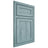 Shiloh Cabinetry Beaded Inset Malibu Hickory Plain Cut Sky Door