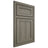 Shiloh Cabinetry Beaded Inset Malibu Hickory Plain Cut Thyme Door
