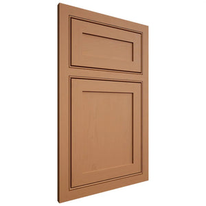 Shiloh Cabinetry Beaded Inset Malibu Maple Plain Cut Cashmere Door