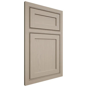 Shiloh Cabinetry Beaded Inset Malibu Maple Plain Cut Pebble Door