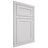 Shiloh Cabinetry Beaded Inset Malibu Paintable Arctic Door