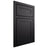 Shiloh Cabinetry Beaded Inset Malibu Paintable Black Door