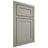 Shiloh Cabinetry Beaded Inset Malibu Paintable Evergreen Fog Door