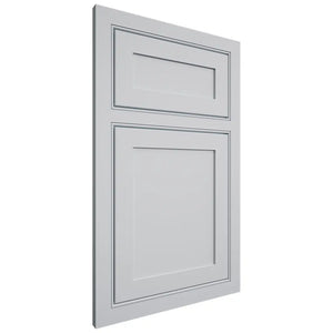 Shiloh Cabinetry Beaded Inset Malibu Paintable Niebla Azul Door