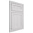 Shiloh Cabinetry Beaded Inset Malibu Paintable Pure White Door