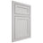 Shiloh Cabinetry Beaded Inset Malibu Paintable Repose Gray Door