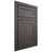 Shiloh Cabinetry Beaded Inset Malibu Paintable Urbane Bronze Door