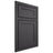 Shiloh Cabinetry Beaded Inset Malibu Poplar Plain Cut Cadet Door