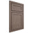 Shiloh Cabinetry Beaded Inset Malibu Poplar Plain Cut River Rock Door