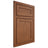 Shiloh Cabinetry Beaded Inset Malibu Red Oak Plain Cut Braun Door