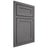 Shiloh Cabinetry Beaded Inset Malibu Red Oak Plain Cut Cadet Door