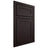 Shiloh Cabinetry Beaded Inset Malibu Red Oak Plain Cut Espresso Door