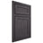 Shiloh Cabinetry Beaded Inset Malibu Red Oak Plain Cut Harbor Door