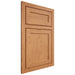 Shiloh Cabinetry Beaded Inset Malibu Red Oak Plain Cut Medium Door
