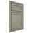 Shiloh Cabinetry Beaded Inset Malibu Red Oak Plain Cut Thyme Door