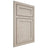 Shiloh Cabinetry Beaded Inset Malibu Walnut Plain Cut Seagull Door