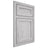 Shiloh Cabinetry Beaded Inset Malibu Walnut Plain Cut Stratus Door