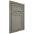 Shiloh Cabinetry Beaded Inset Malibu Walnut Plain Cut Thyme Door