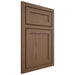 Shiloh Cabinetry Beaded Inset Malibu White Oak Plain Cut Autumn Door