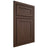 Shiloh Cabinetry Beaded Inset Malibu White Oak Plain Cut Braun Door