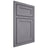 Shiloh Cabinetry Beaded Inset Malibu White Oak Plain Cut Cadet Door
