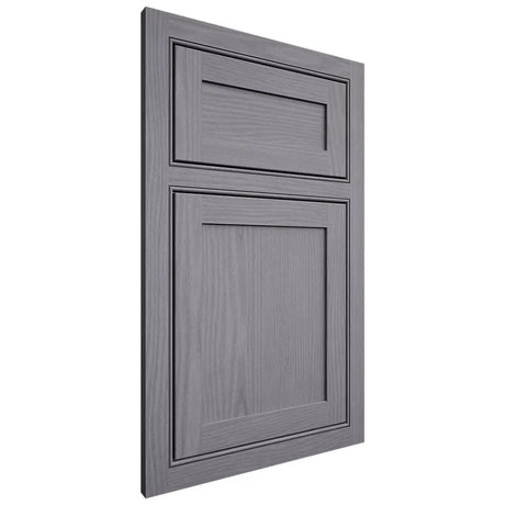 Shiloh Cabinetry Beaded Inset Malibu White Oak Plain Cut Cadet Door
