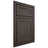 Shiloh Cabinetry Beaded Inset Malibu White Oak Plain Cut Creekside Door