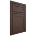 Shiloh Cabinetry Beaded Inset Malibu White Oak Plain Cut Dusk Door