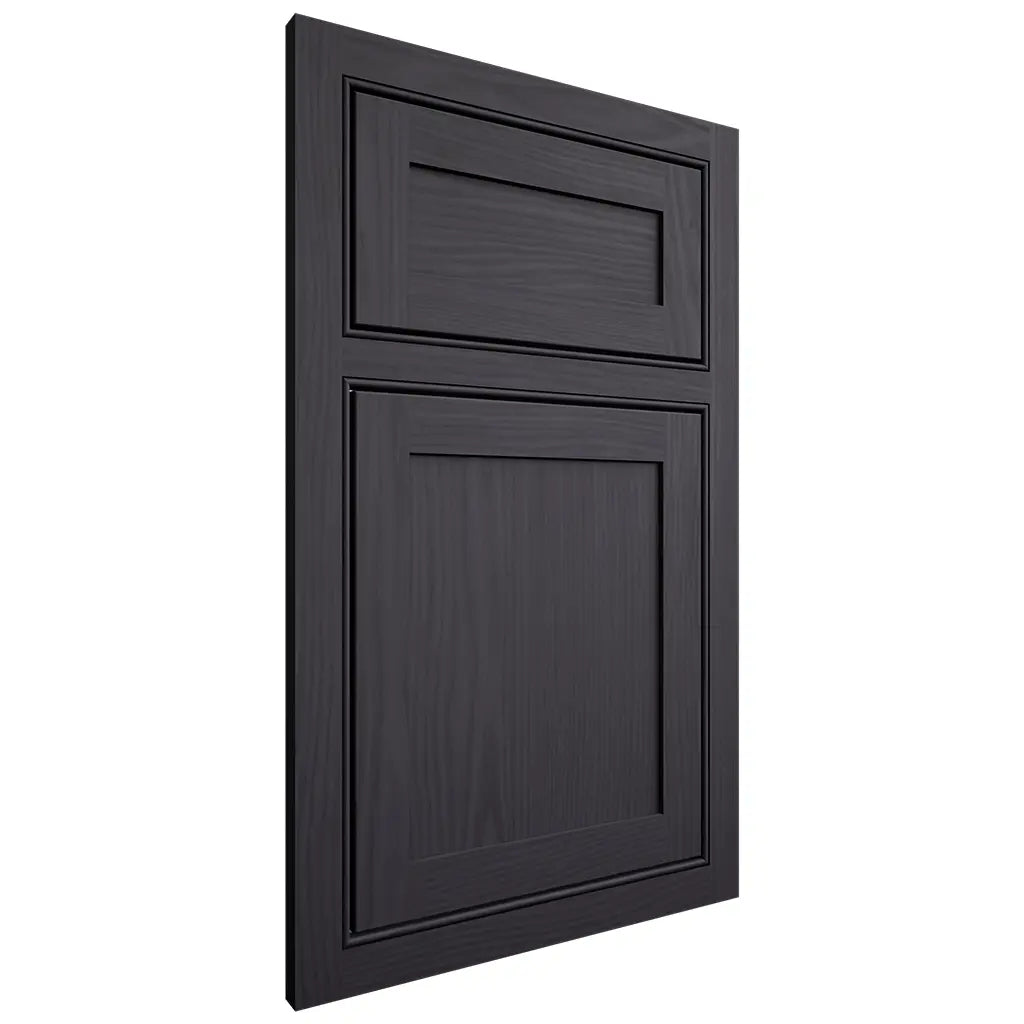 Shiloh Cabinetry Beaded Inset Malibu White Oak Plain Cut Harbor Door