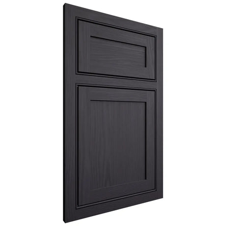 Shiloh Cabinetry Beaded Inset Malibu White Oak Plain Cut Harbor Door