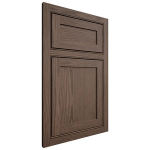 Shiloh Cabinetry Beaded Inset Malibu White Oak Plain Cut Mineral Door