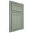 Shiloh Cabinetry Beaded Inset Malibu White Oak Plain Cut Moss Door