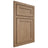 Shiloh Cabinetry Beaded Inset Malibu White Oak Plain Cut Natural Door