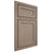 Shiloh Cabinetry Beaded Inset Malibu White Oak Quarter Sawn Almond Door