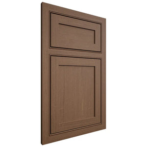 Shiloh Cabinetry Beaded Inset Malibu White Oak Quarter Sawn Autumn Door