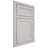 Shiloh Cabinetry Beaded Inset Malibu White Oak Quarter Sawn Cotton Door