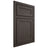 Shiloh Cabinetry Beaded Inset Malibu White Oak Quarter Sawn Creekside Door