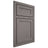 Shiloh Cabinetry Beaded Inset Malibu White Oak Quarter Sawn Flagstone Door