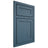 Shiloh Cabinetry Beaded Inset Malibu White Oak Quarter Sawn Hudson Door
