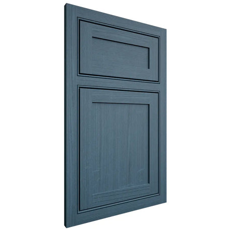 Shiloh Cabinetry Beaded Inset Malibu White Oak Quarter Sawn Hudson Door