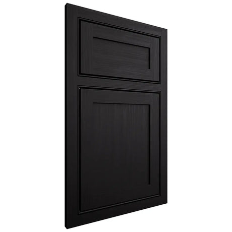 Shiloh Cabinetry Beaded Inset Malibu White Oak Quarter Sawn Ink Door