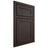 Shiloh Cabinetry Beaded Inset Malibu White Oak Quarter Sawn Morel Door