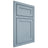 Shiloh Cabinetry Beaded Inset Malibu White Oak Quarter Sawn Sky Door