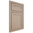 Shiloh Cabinetry Beaded Inset Malibu White Oak Quarter Sawn Straw Door
